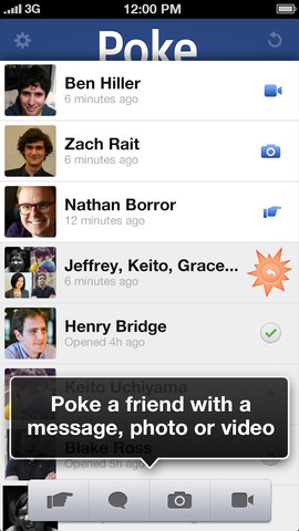 Facebook Poke App